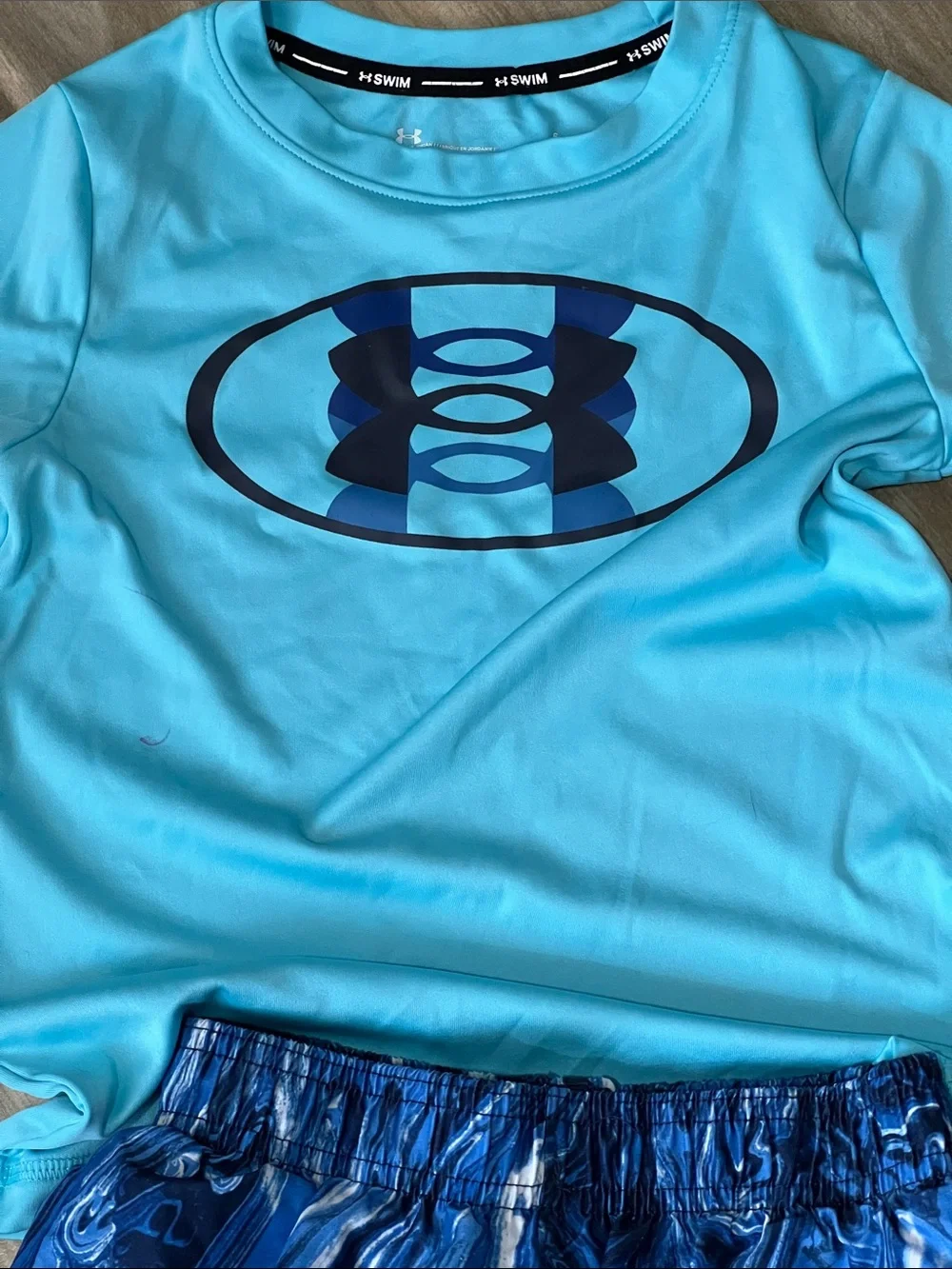 Under Armour Boys' Orange & Aqua Swim Sets